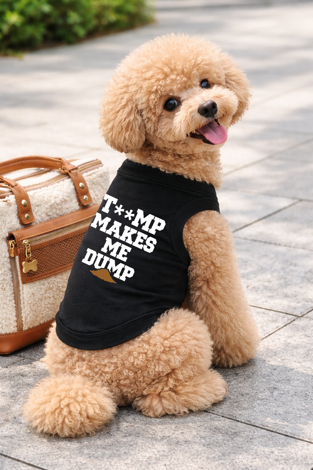 ''The Dumpshirt'' Breathable black dog shirt